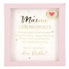 Depesche Compliment Photo Frame Pink 9 x 9 x 1.9 cm (11626-021) view 1