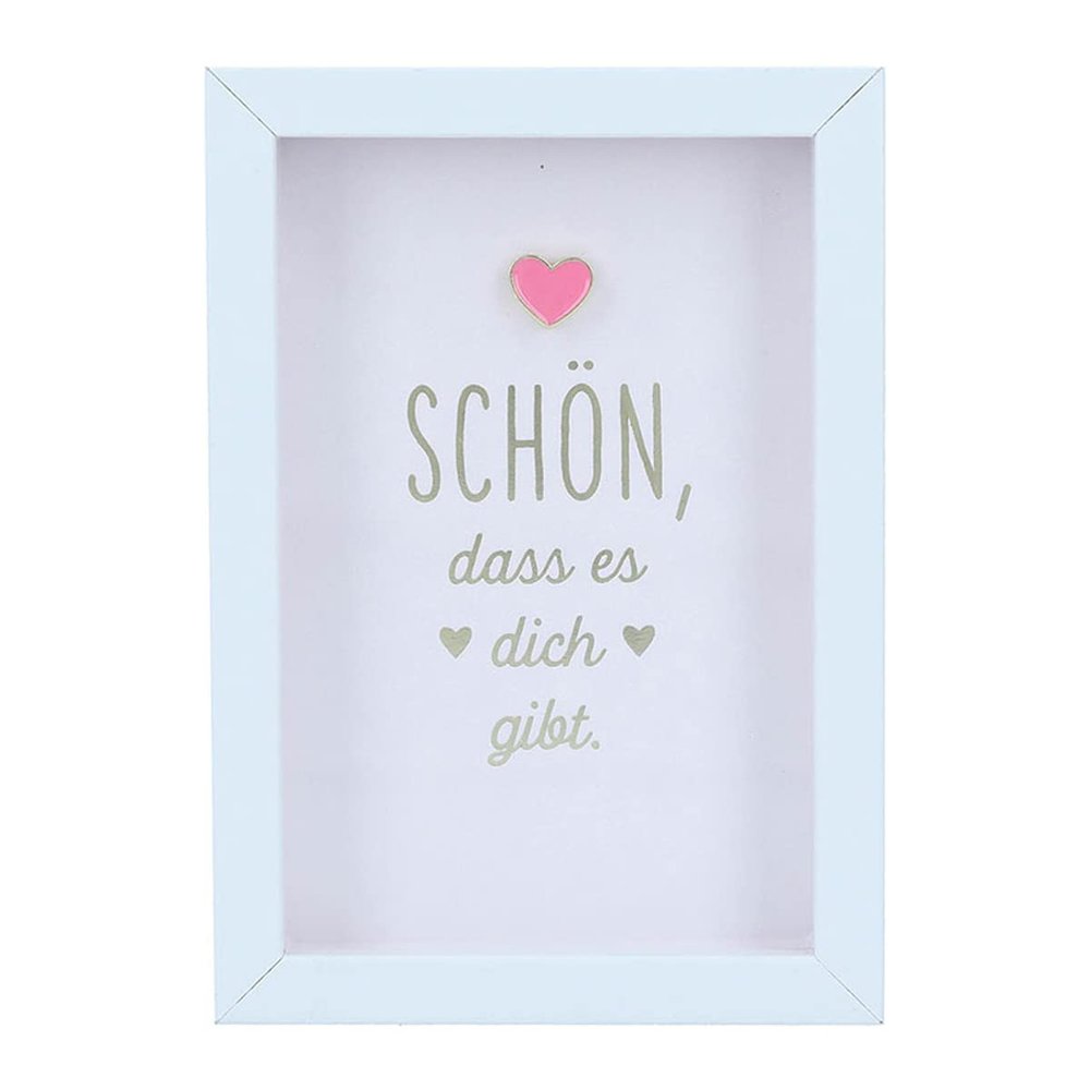Depesche Compliment Photo Frame - Pink - 3.3" x 2.3" x 0.75" (11625-046)