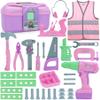 Kids Tool Set, 31 PCS Kids Tool Box Pretend Play Construction Toy with Electric Drill Hammer Tool Accessories Toddler Tool Set for Girls Boys Ages 3 4 5 6 7 Years Old view 1