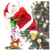 Owill-home 2021 Santa Claus Climbing Rope Decoration - Santa Claus Musical Climbing Rope, Electric Climbing Santa On Rope Santa Doll Toy Gift for Kids Christmas Tree Hanging Ornament Xmas Party Door view 1