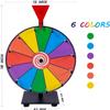 Hooomyai 12 Inch Heavy Duty Spinning Prize Wheel with Iron Base Stand, 12 Slots Tabletop Spin Wheel Spinner with Dry Erase Markers and Eraser for Classroom Trade Show Carnival Party Games view 4