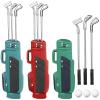 3 Pcs Mini Golf Sports Set 1:12 Miniature Dollhouse Accessories Golf Club Toy Set for Dollhouse Decoration Realistic Miniature Accessories for Kids Durable House view 1
