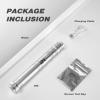 CUSTOM SABER RGB Light Saber 12 Colors Changing,4 Set Sound Fonts Metal Hilt Light Saber, Rechargeable, Support Dueling, Volume Adjustable Light Sabers for Adults with Convertec Wheel-Silver view 4
