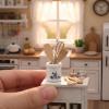 1:12 Scale Accessories Utensils and Eggbeater Dollhouse Kitchen Food Tableware Ornament High Simulation Miniatures Candy Food Model view 3