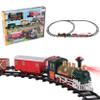 Electric Train Set for Boys Girls Includes Passenger Coach with Lights, Sounds and Headlight view 2
