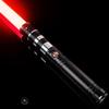 CUSTOM SABER RGB Light Saber 12 Colors Changing,4 Set Sound Fonts Metal Hilt Light Saber, Rechargeable, Support Dueling, Volume Adjustable Light Sabers for Adults with Convertec Wheel-Black view 1
