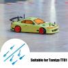 Dilwe Propeller Joint Shaft Set, Aluminum Alloy Intermediate Steering Drive Shaft Joint Set RC Accessories Compatible with TT01 Flat Sports Car Upgrade Parts view 2