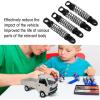 Drfeify RC Alu Shock Absorber Set, Hole to Hole 35mm, Front + Rear, Bracket + Screw Kit, Upgrades Parts for D12 1/10 RC Car, 4 Pcs/Set(Black) view 4