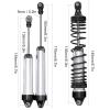 RC Shock Absorber Set, Aluminum Alloy Front and Rear Shock Absorber RC 1/7 Accessories Compatible for UDR(Black) view 2