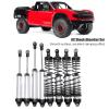 RC Shock Absorber Set, Aluminum Alloy Front and Rear Shock Absorber RC 1/7 Accessories Compatible for UDR(Black) view 3