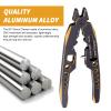 FriHobby Metal Shock Absorber Pliers Ball Head Pliers Clip Multi-Function RC Tools for Traxxas Arrma Axial Redcat Losi Tamiya HSP HPI Exceed Cars (Black Gold) view 4