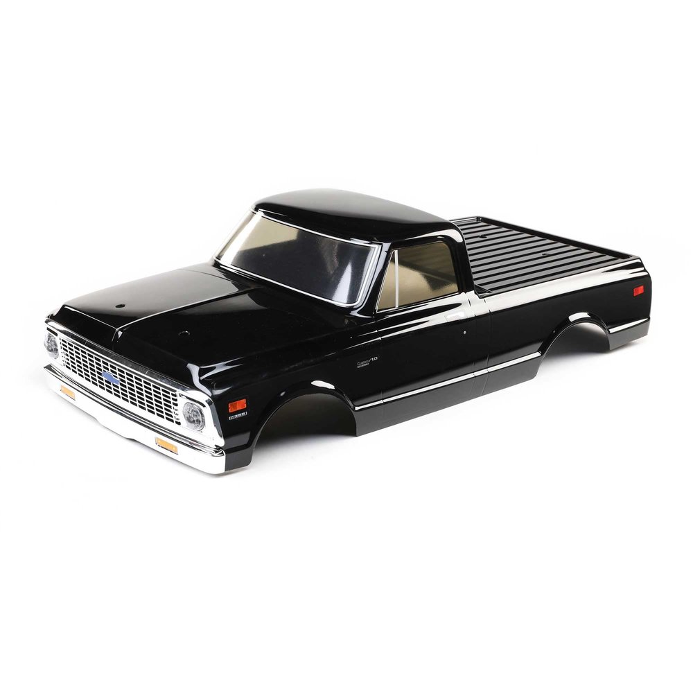 Losi 1972 Chevy C10 Pickup Body Set Black V100 LOS230101 Car/Truck Bodies Wings & Decals