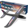 Foam Airplane Toy for Kids  Easy to Throw Glider Plane - Gifts for Boys & Girls & Birthday Gift Ideas - Soft & Safe Outdoor Toy - Xmas Gifting Ideas Christmass Present Ages 4 5 6 7 8 9 10 11 12 + view 1