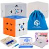 GAN 11M Pro 3x3 Speed Cube by BroMocube Magnetic Puzzle Cubes Gan11M Magic Cube (GAN 11 M Pro Frosted Stickerless(Black)) view 1