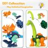 Dinosaur Toys for Kids, 4 Pack Take Apart Dinosaur Toys with Electric Drill for 3 4 5 6 7 8Year Old Boys and Girls, STEM Construction Building Play Toy for Christmas Birthday Gifts view 4