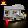Brick Shine GC Light Kit for Holiday Camper Van 60283 (Model Set is not Included) (Classic) view 4