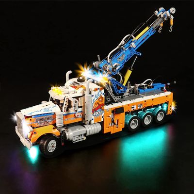 Brick Shine GC Light Kit for Heavy-Duty Tow Truck 42128(Model Set is not Included) (Classic)
