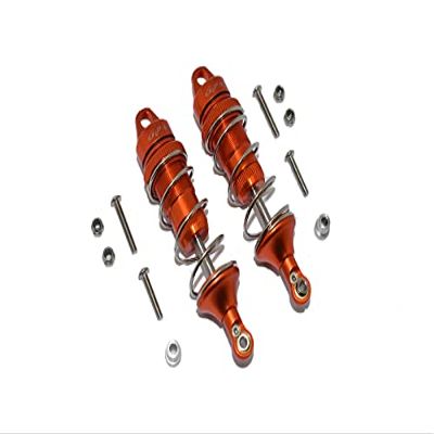 GPM for LOSI 1/10 LASERNUT Tenacity U4 LOS03028 Aluminum Front Thickened Spring DAMPERS 86MM -8PC Set (Orange)
