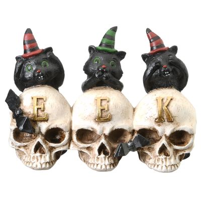 Unknown1 5" Eek Skulls with Black Cats