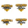 Beyblade Hasbro Burst QuadDrive Magma Roktavor R7 and Gilded Balderov B7 Spinning Top Dual Pack - 2 Battling Game Top Toy for Kids Ages 8 and Up view 4