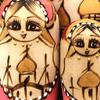 BDPP Nesting Dolls 7- Piece Russian Nesting Dolls Educational Toy Matryoshka Home Decoration Nesting Doll Halloween Birthday Wish Gift Matryoshka (Color : Gold) view 3
