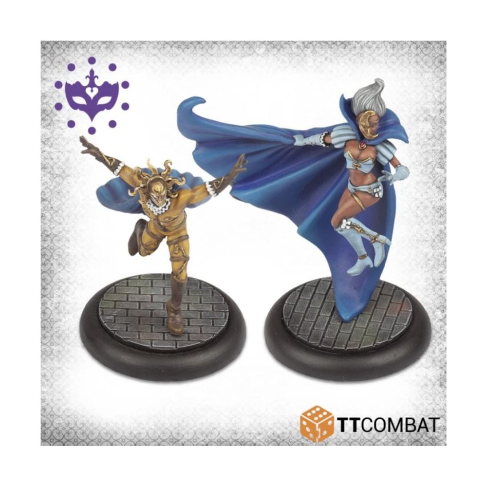 TTCombat Sun & Moon Anime Fantasy Miniatures for Entryway