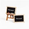 Dollhouse Chalkboard 1:12 Scale Accessories Miniature Chalk Eraser Set with Stand Schoolhouse Wooden Decoration Ornament Art Standing view 2