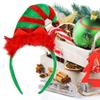 Beaupretty Christmas Elf Hat Headband 3D Elf Hat with Bells Holiday Party Headwear Accessory for Xmas Costume Party Decoration view 3