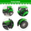 26 PCS Mini Farm Animal Tractor Cake Topper Set with Tree Farmer Fences Cow Pig Sheep Figures Tractor farmer Cake Topper for Boy Girl Birthday Party Decorations view 4