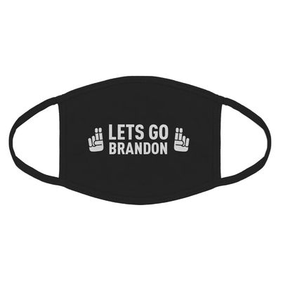 Indica Plateau Lets go, Brandon Cotton Face Mask