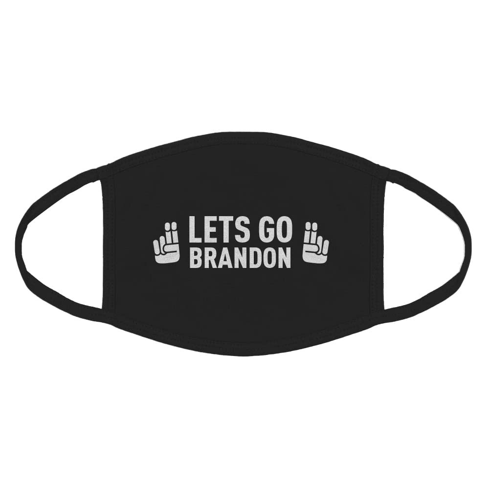 Indica Plateau Lets go, Brandon Cotton Face Mask