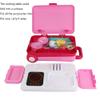 2 in 1 Travel Luggage Suitcase Play Kitchen Set Chef Pretend Toy Playset Stove with Sound Lights view 4
