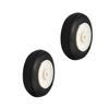 Heyiarbeit 1" RC Model Airplane Foam Wheel Super Light Tire and Wheel Sets for RC Airplane PU Sponge Tire with Plastic Hub 2 Pcs view 1