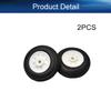 Heyiarbeit 1" RC Model Airplane Foam Wheel Super Light Tire and Wheel Sets for RC Airplane PU Sponge Tire with Plastic Hub 2 Pcs view 4