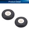 Heyiarbeit 1.5" RC Model Airplane Foam Wheel Super Light Tire and Wheel Sets for RC Airplane PU Sponge Tire with Plastic Hub 2 Pcs view 4