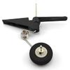 Heyiarbeit 3.5" RC Model Airplane Foam Wheel Super Light Tire and Wheel Sets for RC Airplane PU Sponge Tire with Plastic Hub 1 Pcs view 3