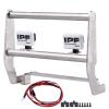 CrazyHobby Metal Front Bumper with LED Lights for Traxxas TRX4 Bronco 1/10th Scale RC Crawler Model Car Accessories view 2