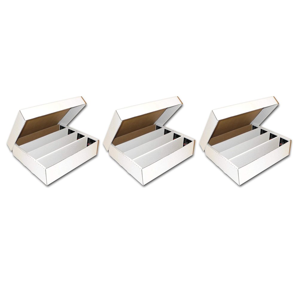 BCW Monster Box - 3ct Trading Card Storage Box | Holds 3200 Cards | Sports & Trading Card Storage