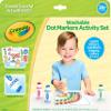 Crayola Washable Dot Markers Activity Set, 30 Toddler Coloring Pages & 4 Washable Markers, Dot Paints for Toddlers, Toddler Gifts, Ages 3+ view 1