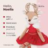 Bearington Collection Ballerina Stuffed Animal - Ballet Doll - Dance Recital Gifts for Girls - Reindeer Noella - 16.5" view 2