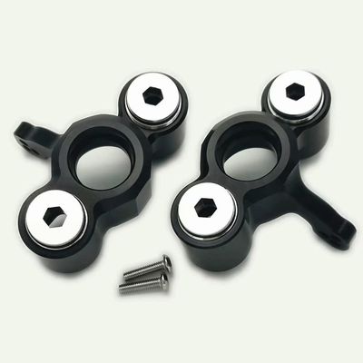 Aluminum Front Steering Block Black for Arrma Seton Kraton Mojave Talion Tyhon Limitless AR330187