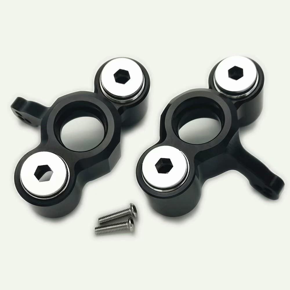 Aluminum Front Steering Block Black for Arrma Seton Kraton Mojave Talion Tyhon Limitless AR330187