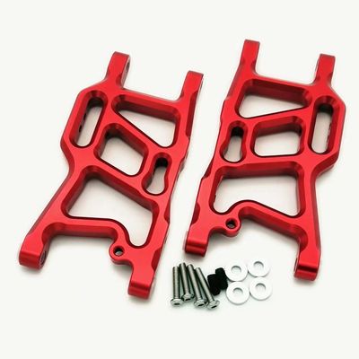 Aluminum Rear Lower Suspension Arms Red for Arrma 1/10 Seton AR330372