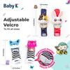 Rattles Socks for Girls & Boys (Pet Set) - Toys 6-12 Months - Wrist Rattles and Foot Rattles - Baby Toys for Newborns As Gift - Easy to Wear Baby Rattle Toys view 2