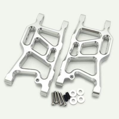 Aluminum Rear Lower Suspension Arms Silver for Arrma 1/10 Seton AR330372