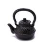 Dollhouse Miniature Vivid Teapot Tea Kettle 1:12 Scale Kitchen Copper Model Artificial House Decoration Food Ornament Accessories (Black) view 1