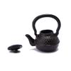 Dollhouse Miniature Vivid Teapot Tea Kettle 1:12 Scale Kitchen Copper Model Artificial House Decoration Food Ornament Accessories (Black) view 2