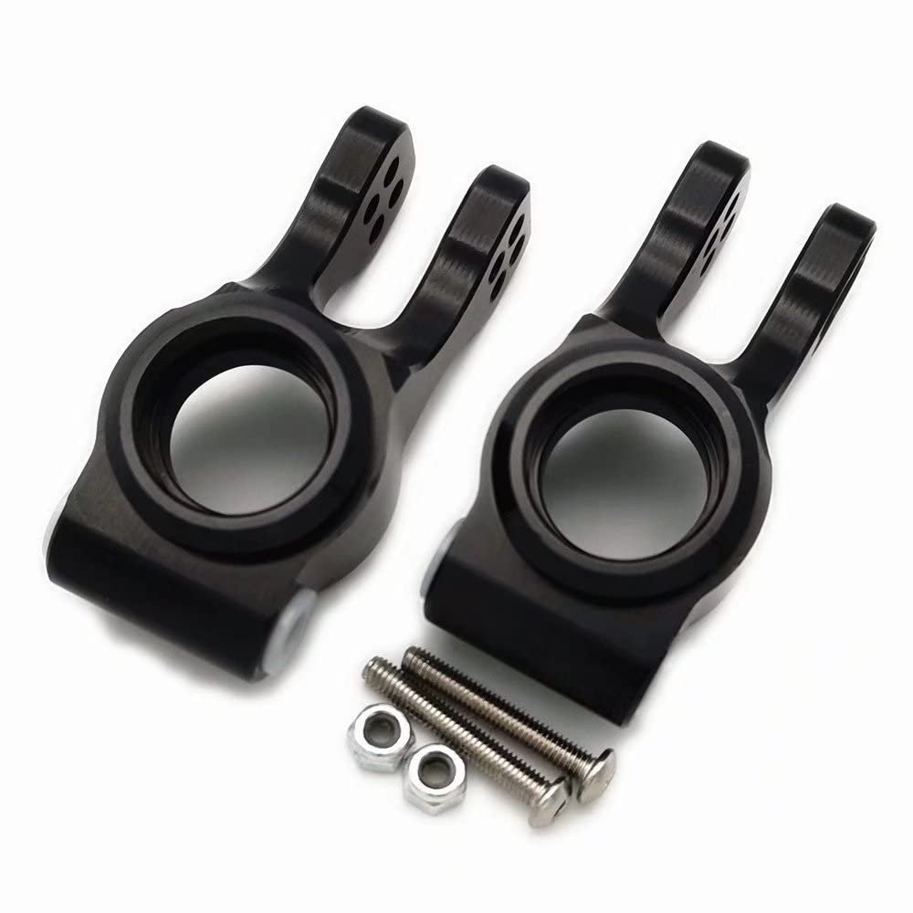 Aluminum Rear Hubs Black for Arrma 1/10 Seton AR330374