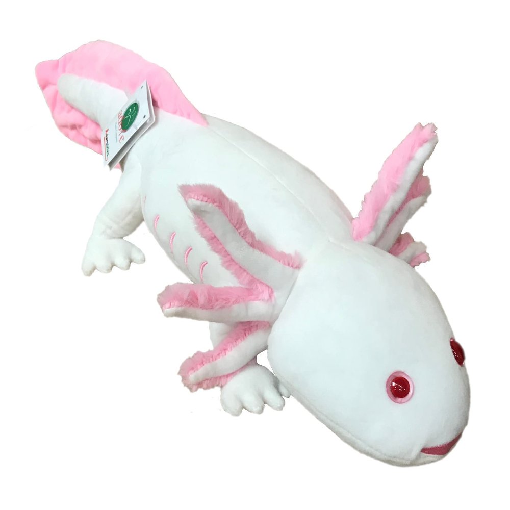 Adore 21" Frills The Albino Axolotl Stuffed Animal Plush Toy
