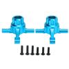 RC Car Steering Cup, Durable Aluminum Alloy Front Knuckle Arm for 1/10 Scale RC Vehicles, Blue for Hobbyists and Racing Enthusiasts view 2